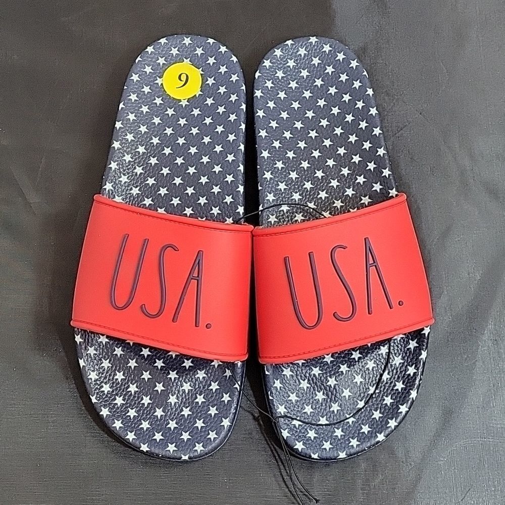 BRAND NEW RAE DUNN U.S.A WOMEN"S SLIDES